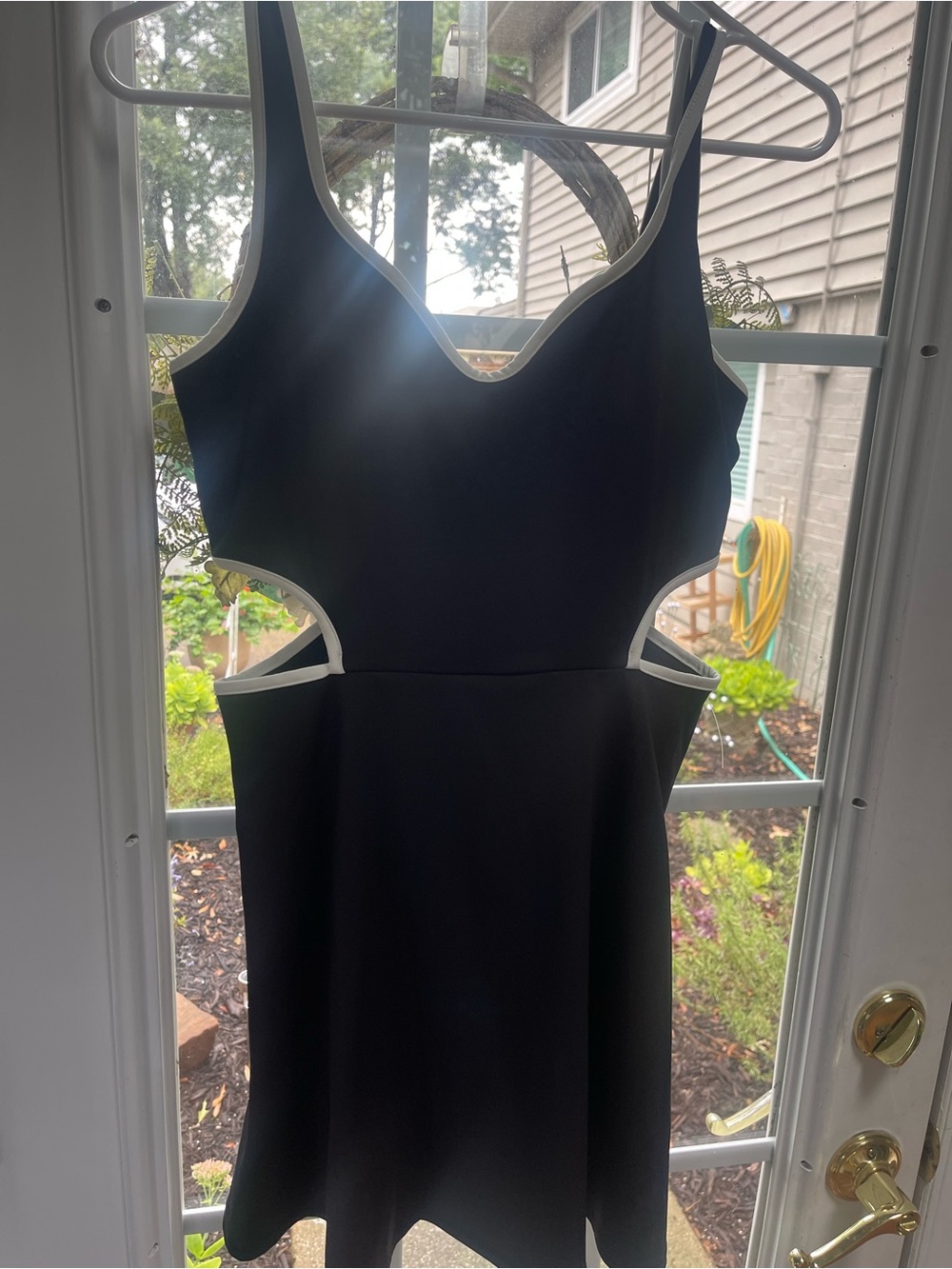 Old Navy Tennis Dress Blk/Wht Med NWOT